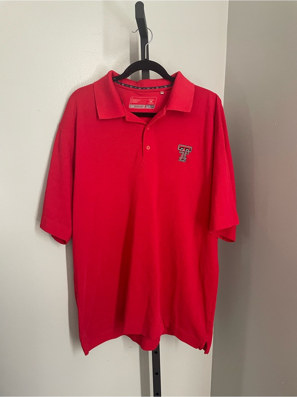 Cutter and Buck Texas Tech Red Polo Size XL